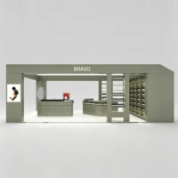 Cosmetic Mall Kiosk with Full Display Solution