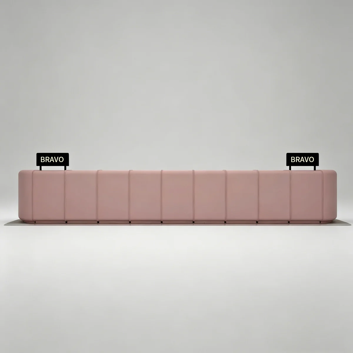 Soft Pink Luxury Cosmetic Store Display Kiosk